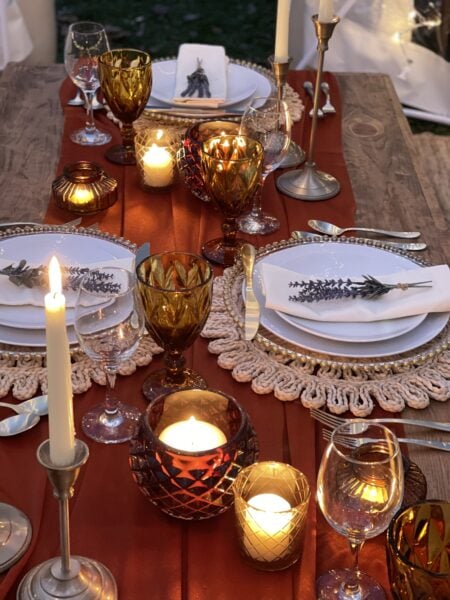 Decorated table