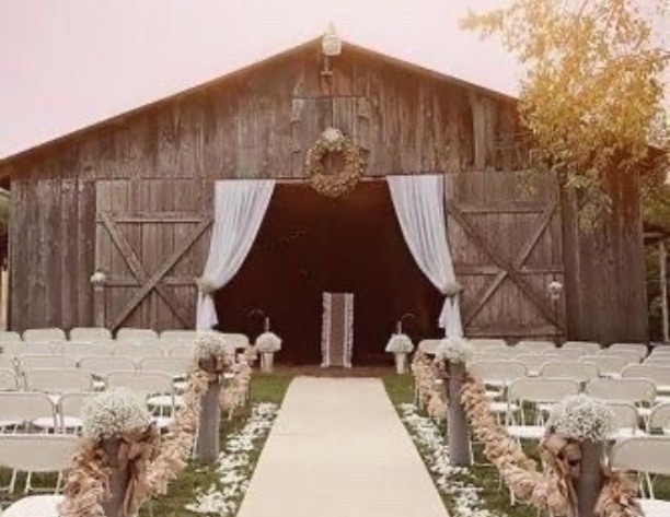 Late summer barn wedding