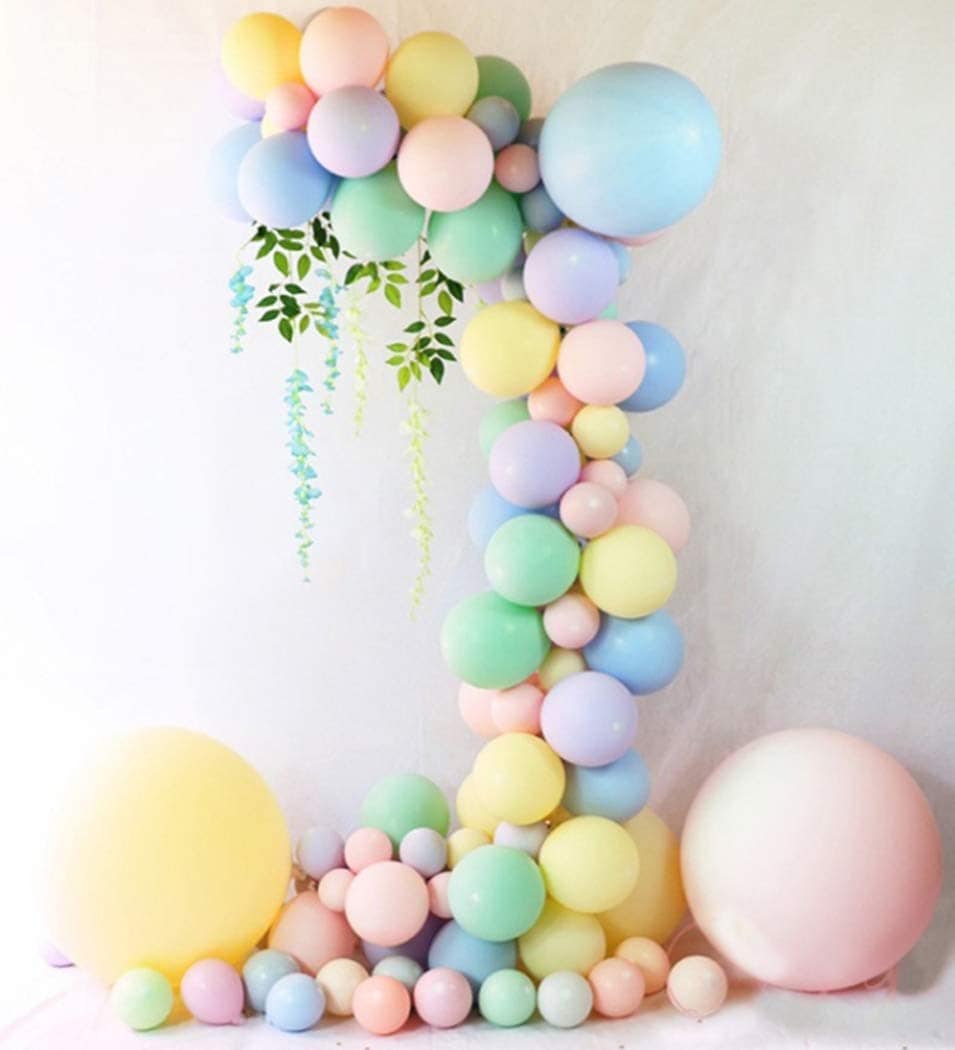 colorful pastel balloon design